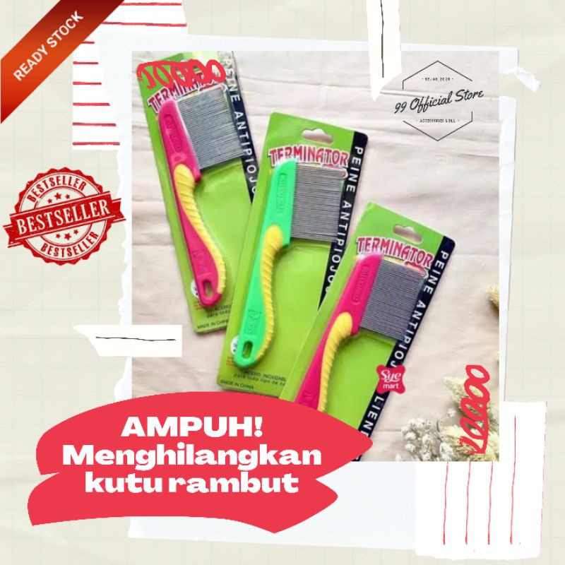 Sisir/Sisir Kutu/Serit Kutu/Serit Besi/Sisir Kutu Rambut/Sisir Telur Kutu Rambut/Sisir Kutu Besi