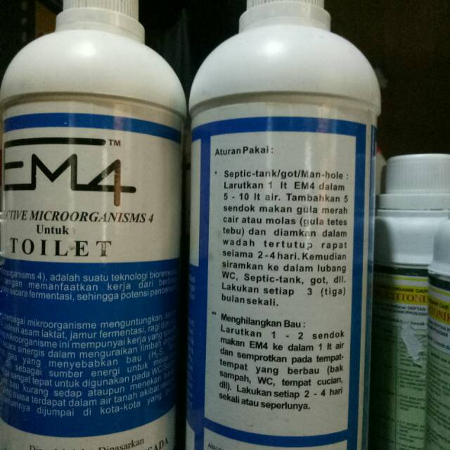 EM4 EFFECTIVE microorganisme 4 Toilet