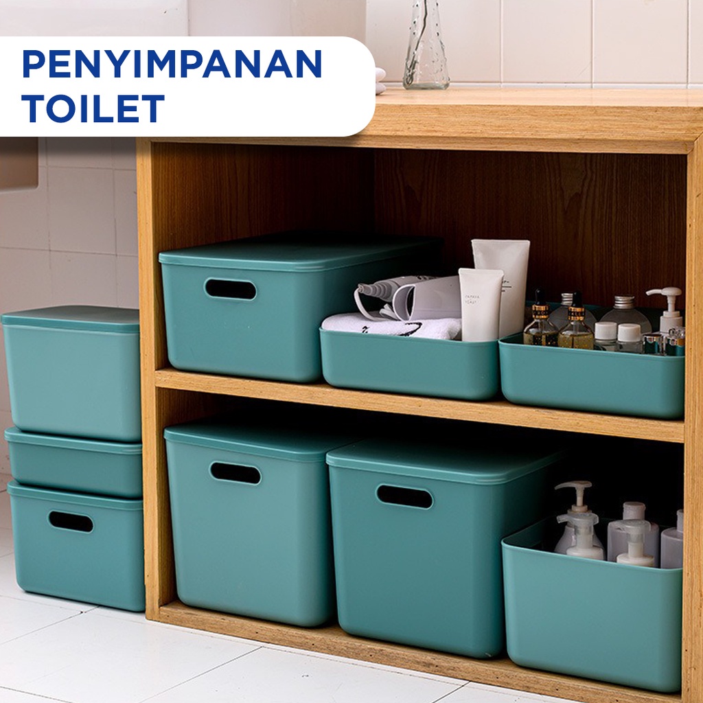 Kotak Penyimpanan Serbaguna Bin Organizer Multifungsi Keranjang penyimpanan plastik Storage Box