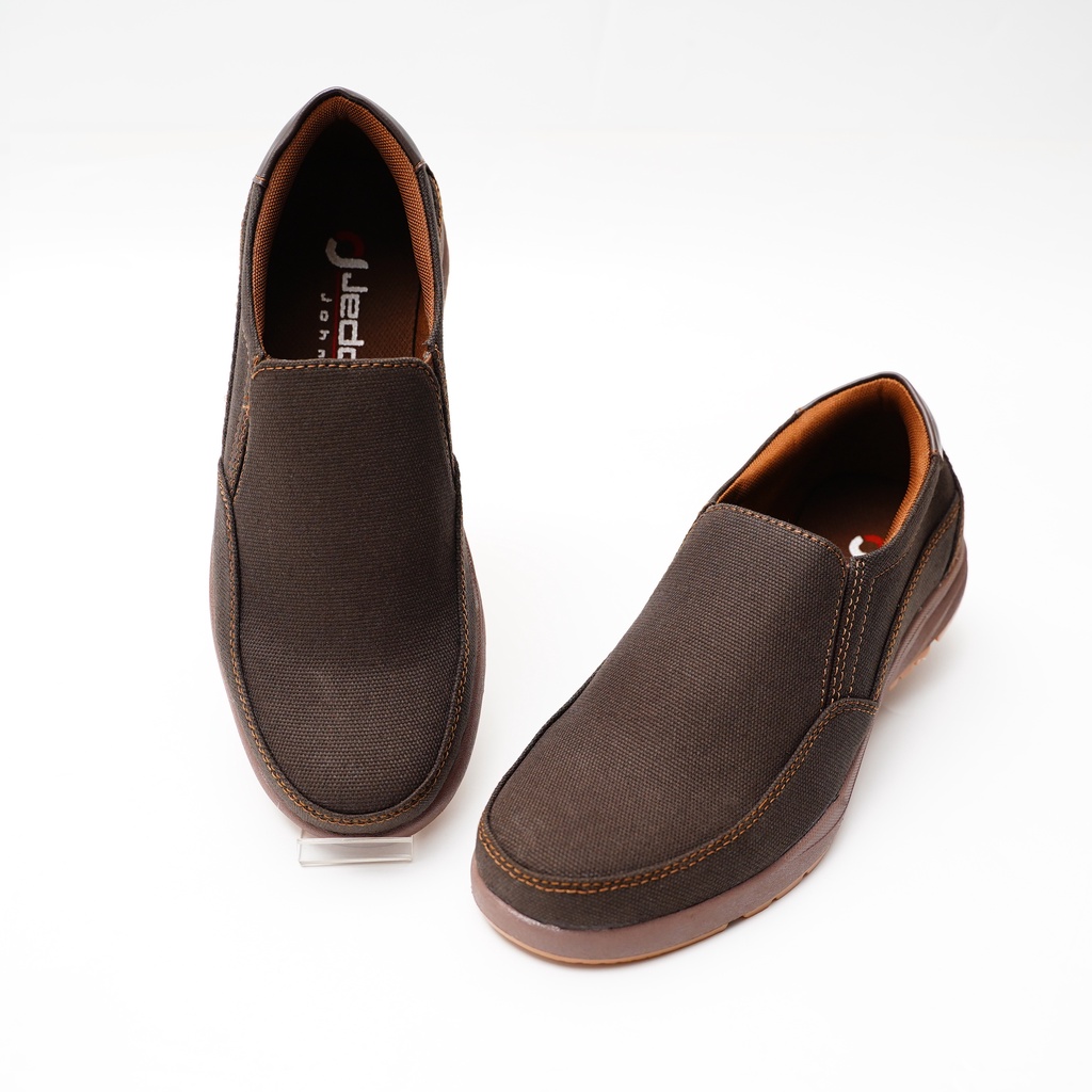 JEDDI [KSM 701] Sepatu Slip On Pria/ Sepatu Kulit Pria/ Sepatu Selop Kasual Formal Kerja