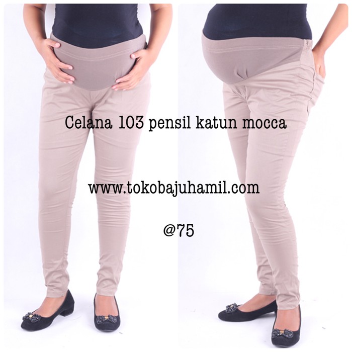 Celana Hamil Katun 103 Mocca