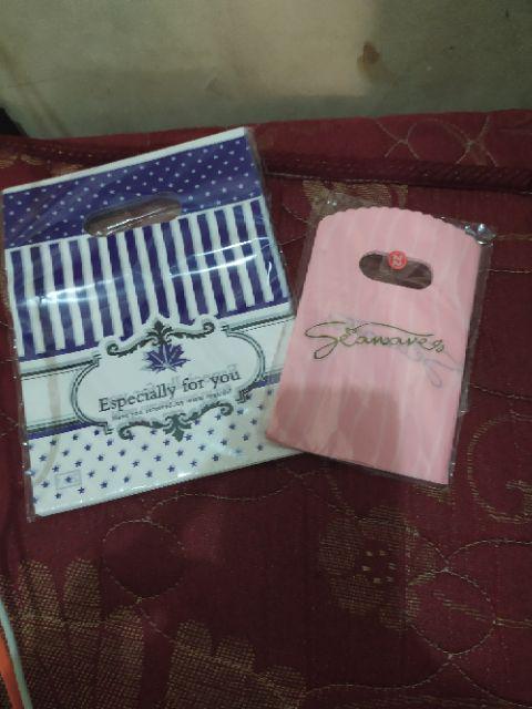 Kantong Plastik Kresek Motif Olshop Kecil<br />ukuran 15x 20 Cm