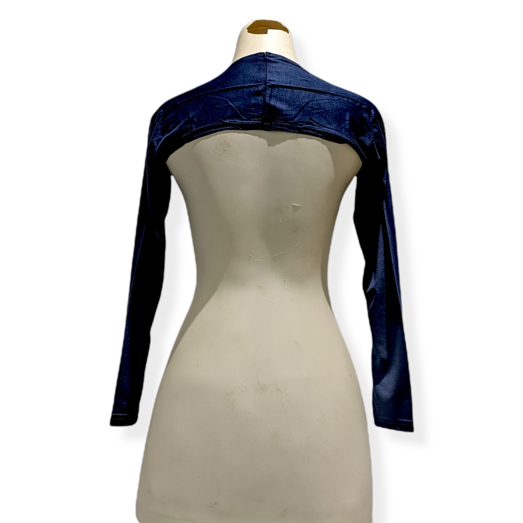 Manset Tangan Handsock Balero Sambung Wanita Bahan Spandek Rayon Premium Import Murah Bandung-Navy