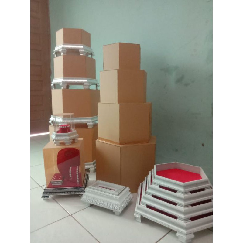 

Acrylic seserahan Persegi Enam
