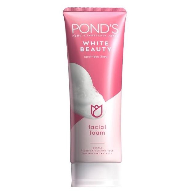 ponds white beauty pinkish white facial foam