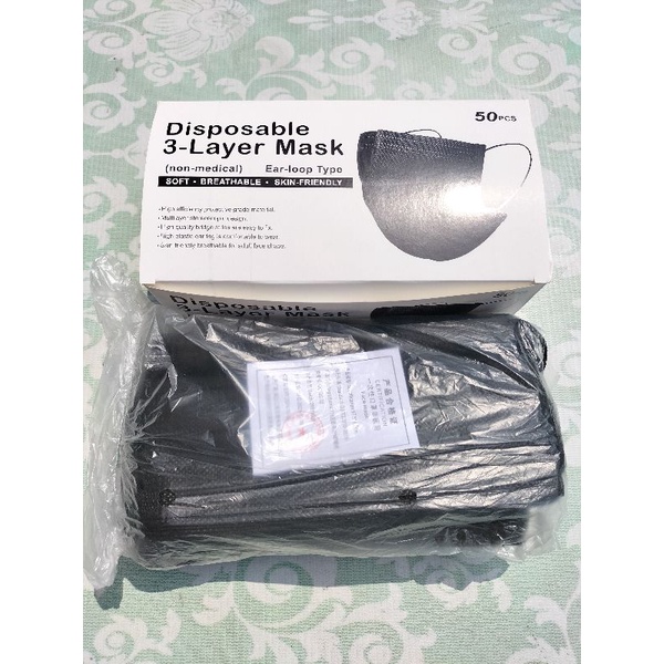 MASKER EARLOOP / HIJAB ISI 50 PCS