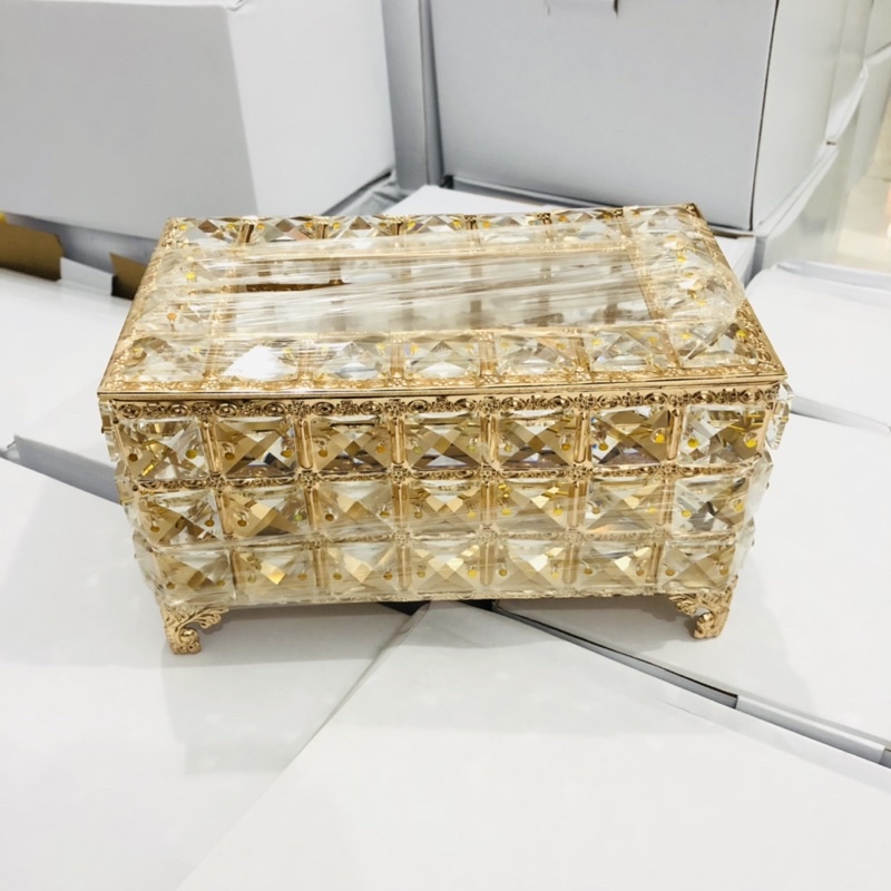 Crystal Box Tissue Mewah Kotak Crystal Tisu