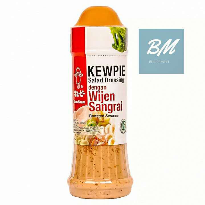 

Kewpie Salad Dressing Roasted Sesame 200 ml / Kewpie Salad Dressing Wijen Sangrai 200 ml / Kewpie Salad Dressing Saus Siram Dengan Wijen Sangrai 200 gram
