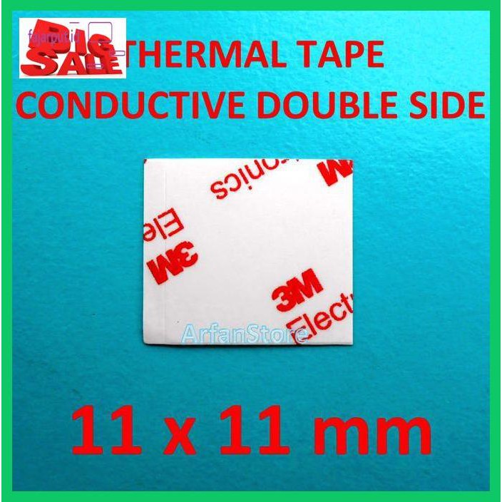 

35G7Gu0- Thermal Tape 11X11Mm Conductive Adhesive Double Side Perekat Heatsink Uy7Ty5R-