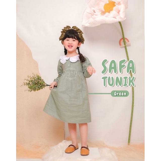 TUNIK SAFA ANAK PEREMPUAN 2-5TAHUN BY CANDY