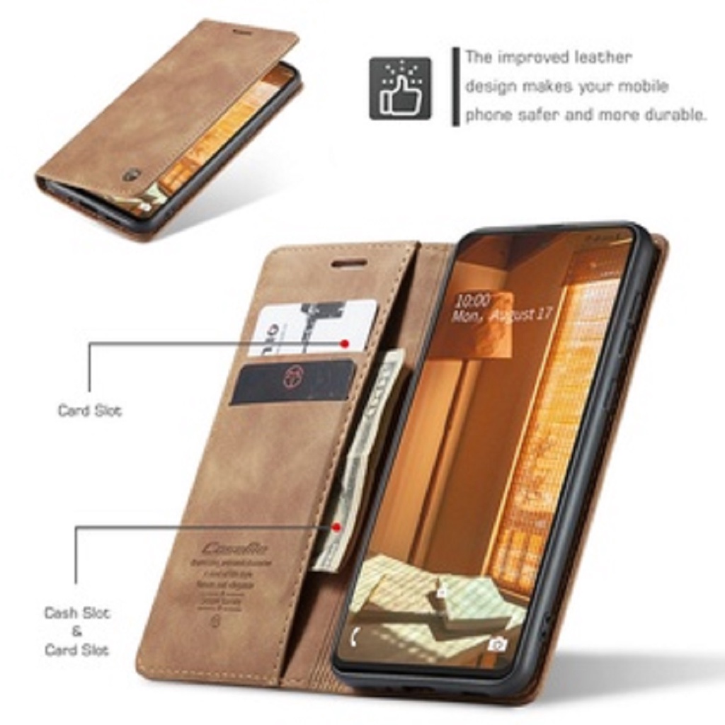 Xiaomi Mi 12T 12 Pro - Mi 12 5g LEATHER FLIP WALLET CASE DOMPET MAGNETIC COVER CASEME