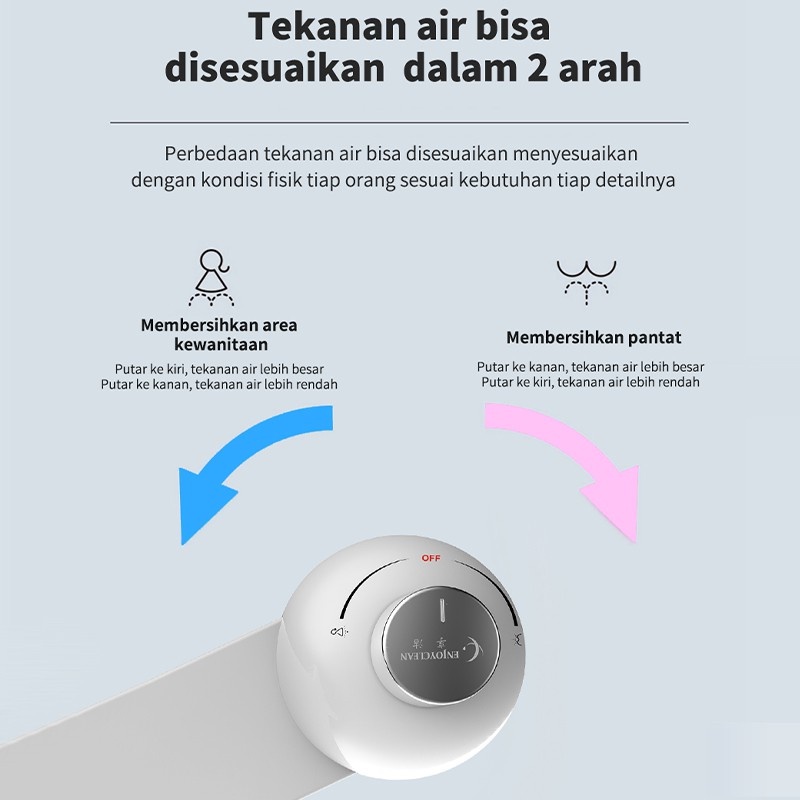 Kadonio Flusher toilet pintar toilet pintar untuk Kloset Semprotan Toilet menyiram dan membersihkan bidet tombol otomatis