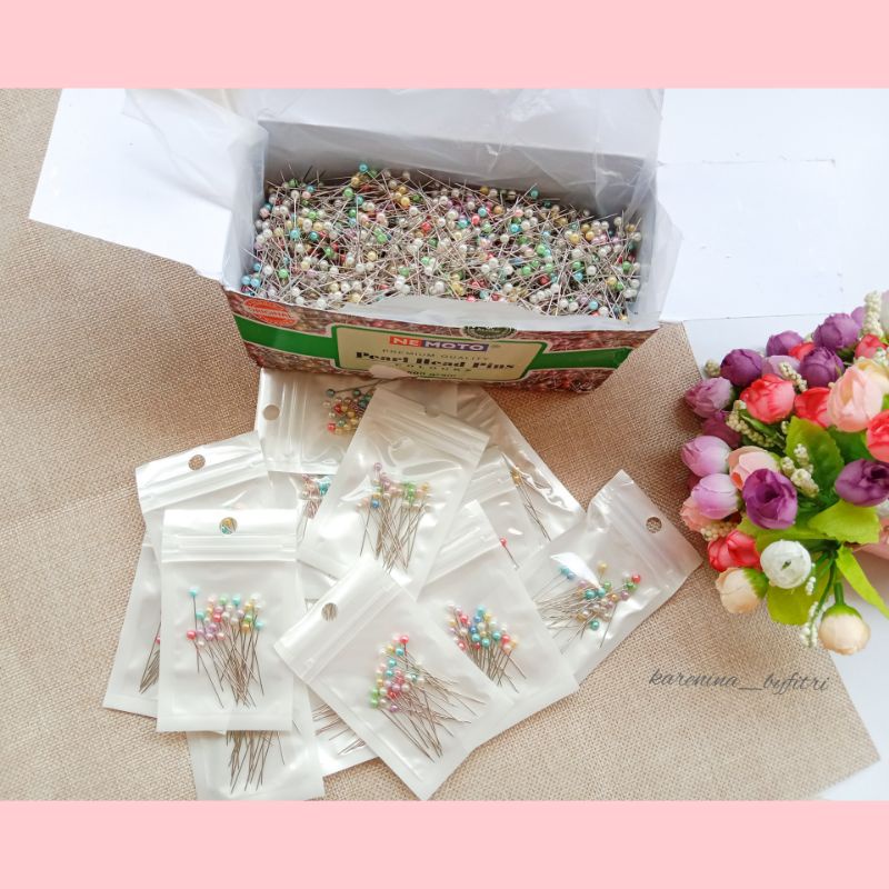 Jarum Pentul Nemoto Isi 25 Pcs Warna Pastel