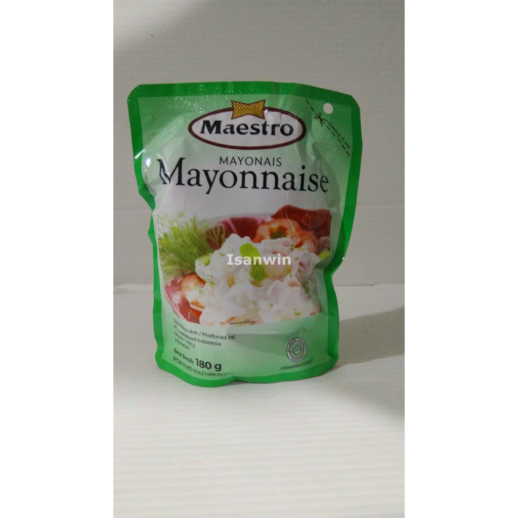 

Maestro Mayonnaise Pouch 180gr