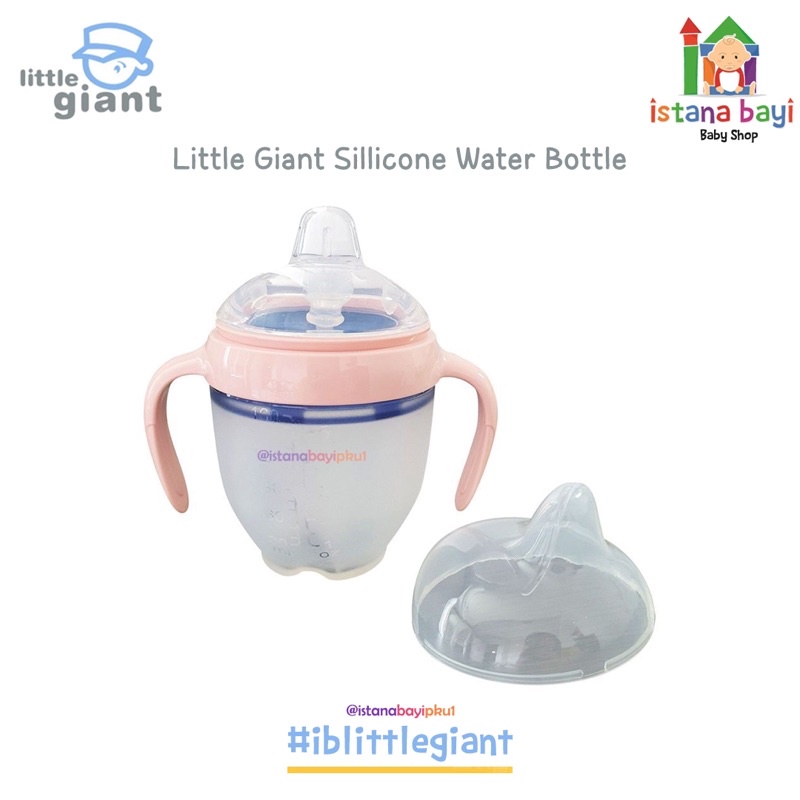 Little Giant Sillicone Water Bottle/Sippy cup anak/Training cup -Botol minum bayi