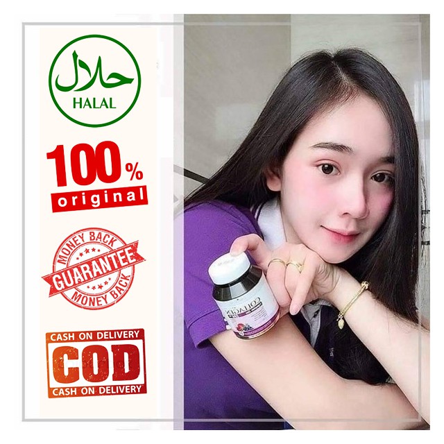 Colla Rich Collagen Tripeptide 100% Original / Suplemen Collarich Kolagen Asli Isi 60 Kapsul