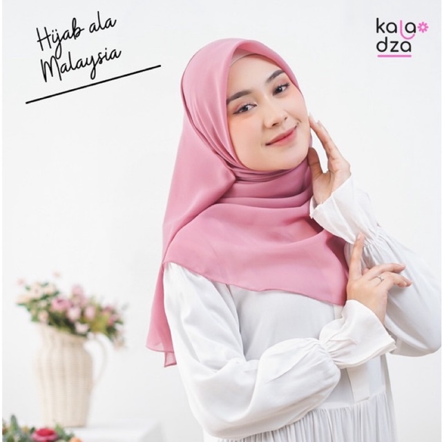 Kaladza Hijab - Pizza Shawl 2in1 Hijab Malaysia Premium Pollycotton