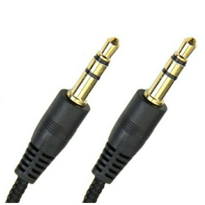 KABEL AUDIO JACK 3.5 (AUX) PANJANG 10M GOLD PLATED