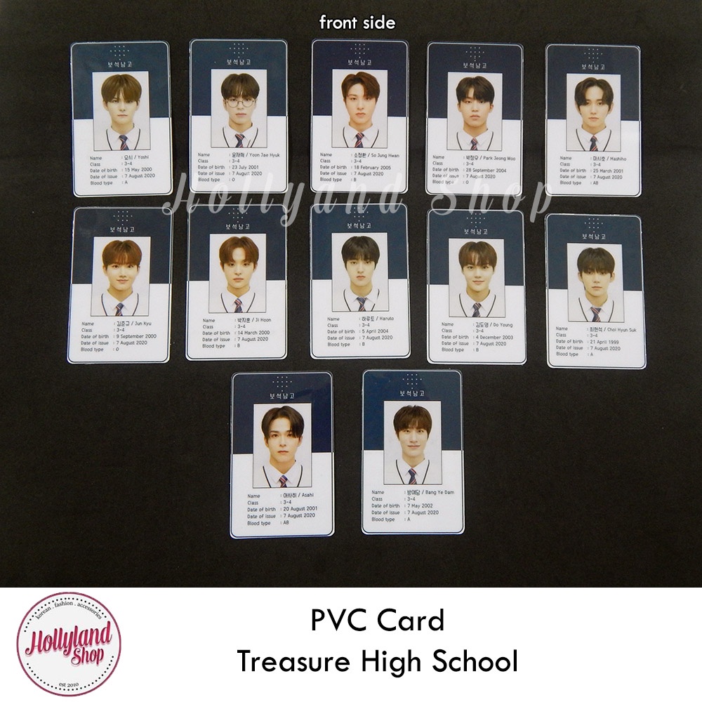 

Kartu PVC ID TREASURE HIGH SCHOOL STUDENT Unofficial