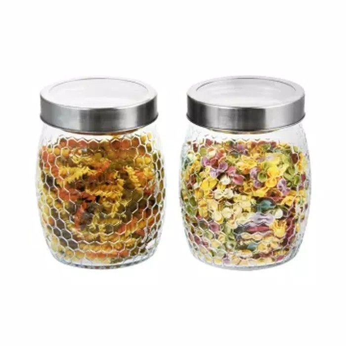 KRISHOME SET TOPLES KACA 2PCS
