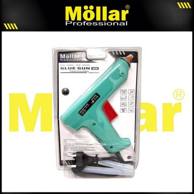 Alat Lem Tembak / Glue Gun MOLLAR - 80 Watt (80W) Besar