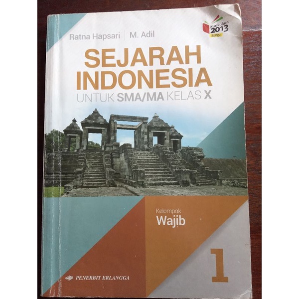 

Buku SEJARAH INDONESIA Penerbit Erlangga X SMA/MA. Kondisi bekas