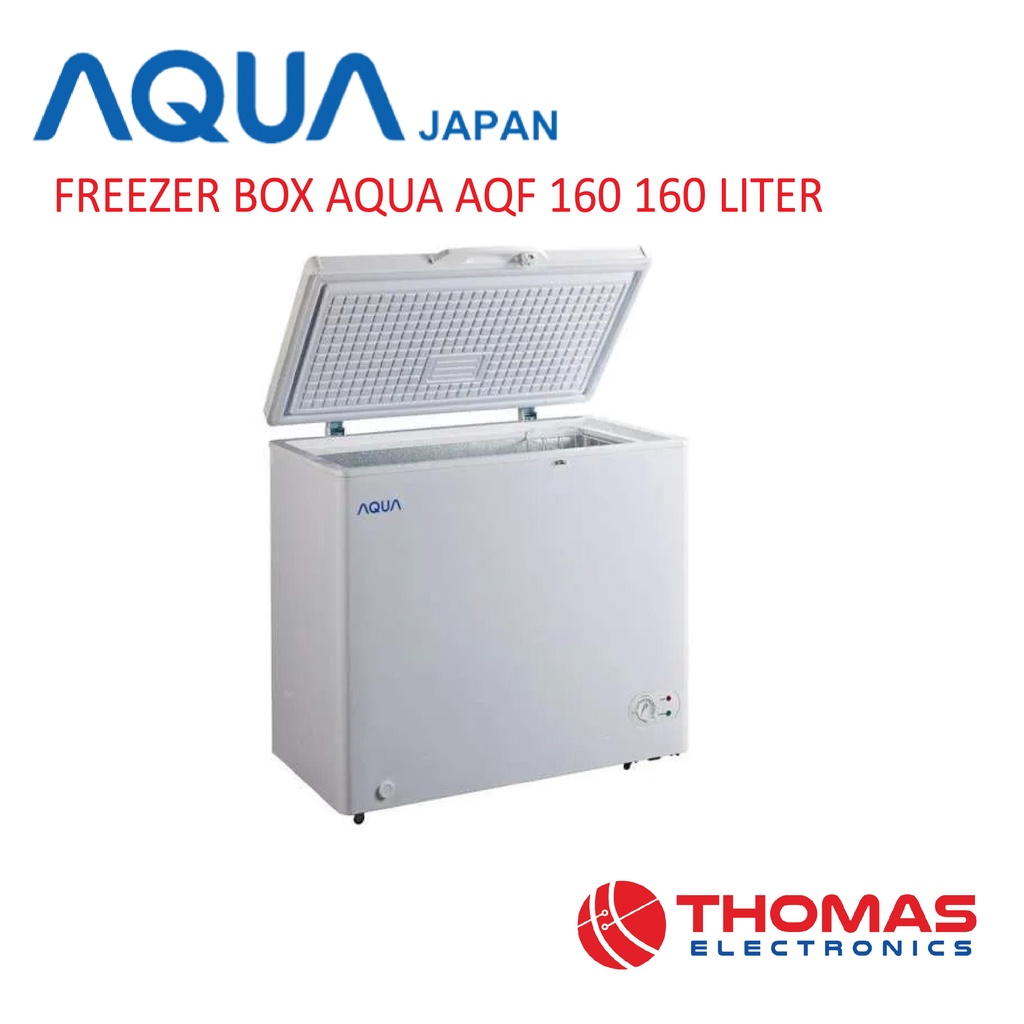 FREEZER BOX AQUA AQF 160 Chest Freezer 160 Liter AQF160 AQF160 GARANSI RESMI