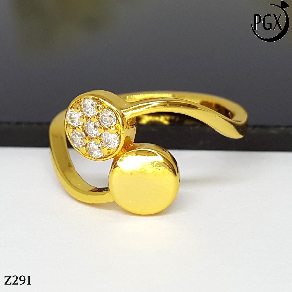 PGX Cincin Xuping Wanita Perhiasan Lapis Emas Aksesoris Fashion Premium - Z291