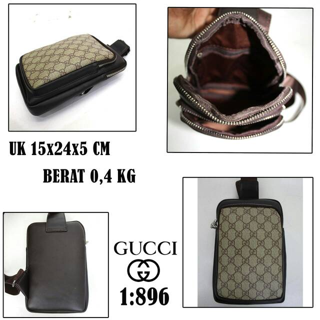 Tas Slempang Pria Trendy Gucci BK 896