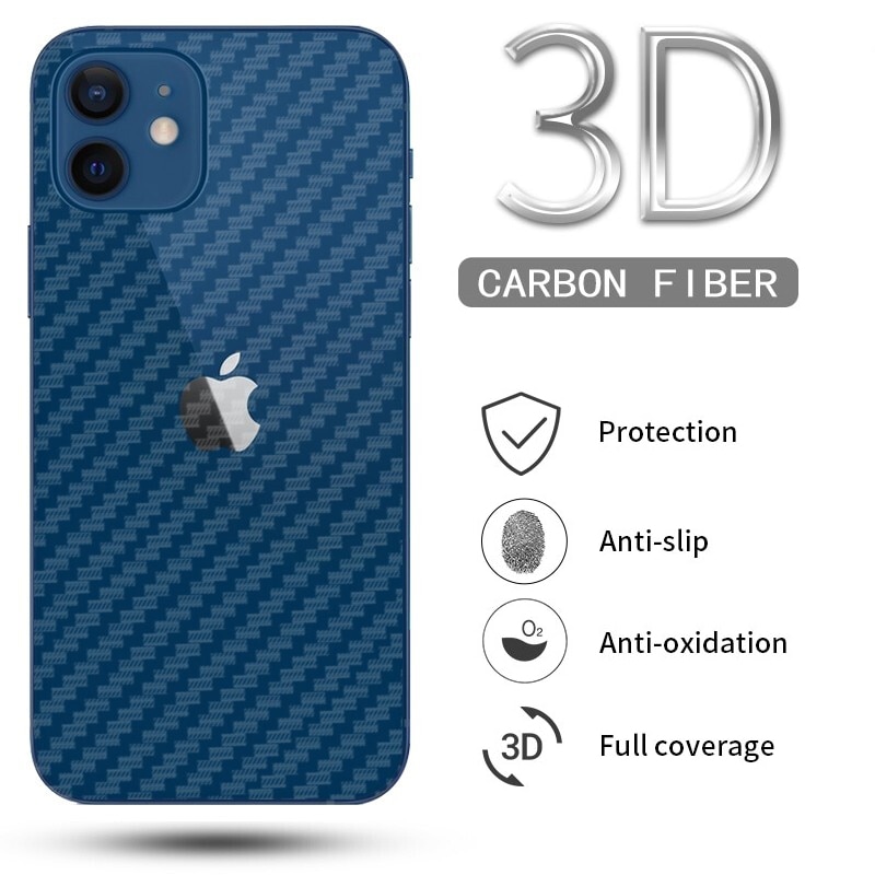 Carbon Fiber Screen Protector For IPhone 12 11 13 Pro Max Mini X XS XR 6 6s 7 8 Plus Film On iphone 12 Mini SE 2020 Screen Protector