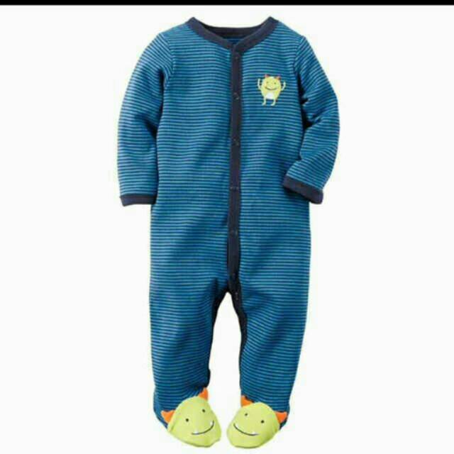 Sleepsuit carters monster