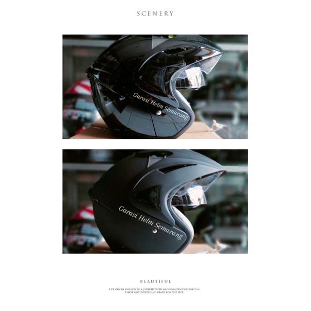 HELM HIU ARROW BLACK HIU ARROW HITAM