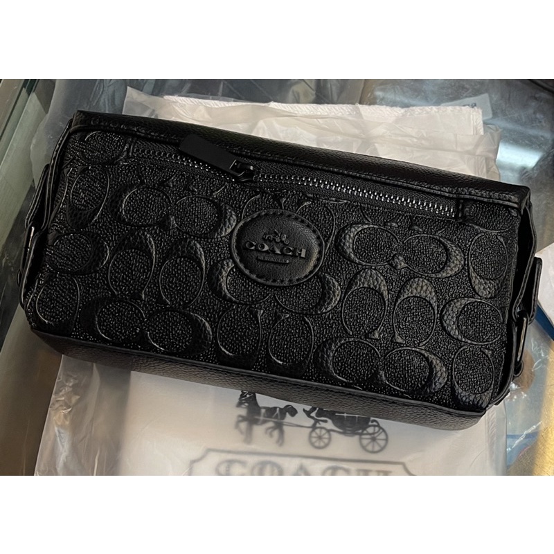 Clutch coach original leather Tas Tangan Card mirror pria/wanita