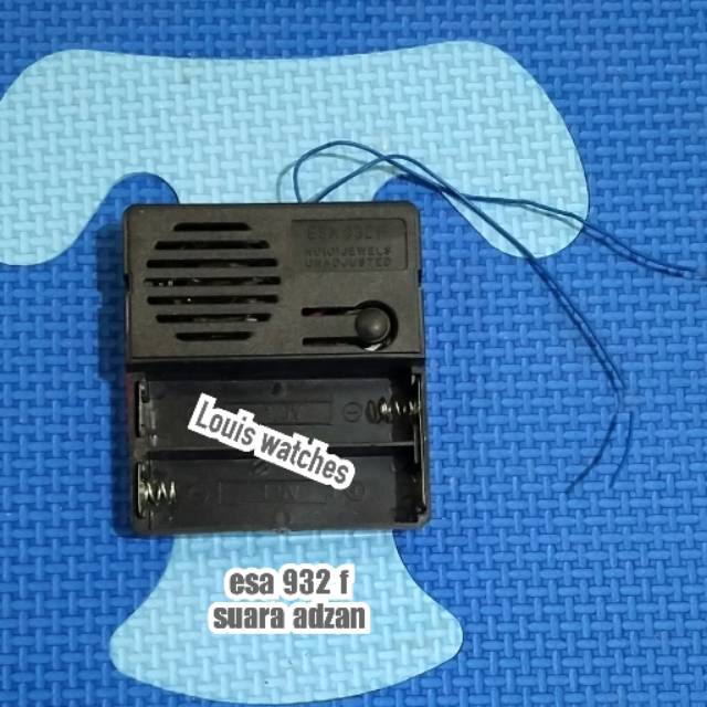Mesin IC jam dinding melody esa 932f suara adzan