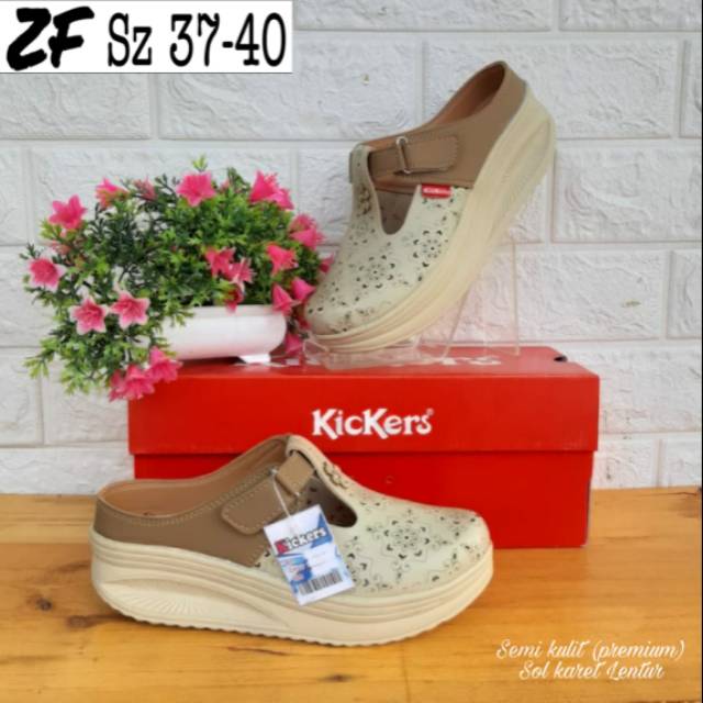 SEPATU SEMI KULIT SOL KARET LENTUR BY ZF