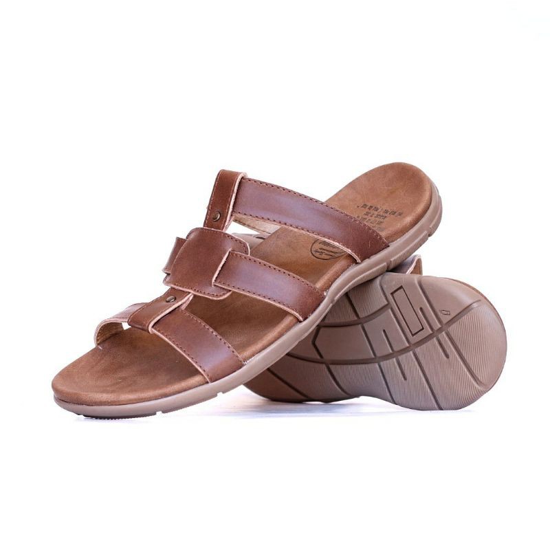 PALING MURAH !!!! SANDAL KULIT PRIA 05 CEVANY BLACK BROWN TAN KULIT SAPI ASLI ORIGINAL