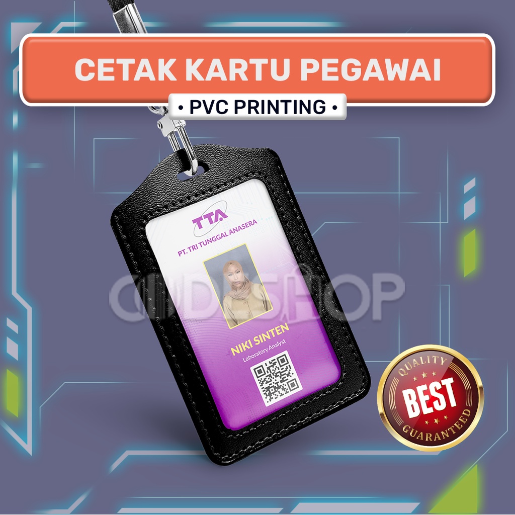 Cetak Kartu Pegawai ID Card PVC RFID