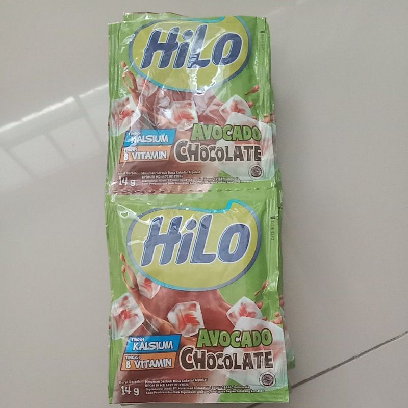 

hilo avocado chocolate 1 renceng isi 10