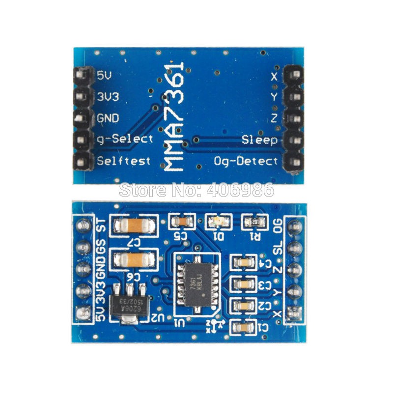 MMA7361 Accelerometer Sensor Speed Module Compatible with Arduino