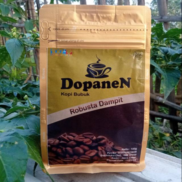 

BIJI/BUBUK KOPI ROBUSTA DAMPIT ORIGINAL 100 GRAM