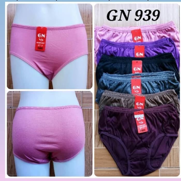 6 Pcs Cd Wanita Katun Golden Nick Art  939 Warna Tua