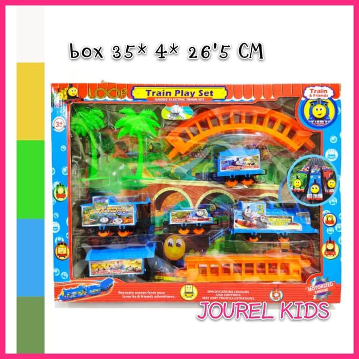 Promo Mainan Kereta api Rel Thomas And Friends Train Set Track Mobil Murah