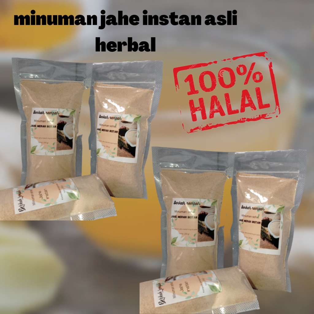 

☛ MENJUAL MINUMAN HERBAL ALAMI DARI JAHE MERAH ASLI // MINUMAN INSTAN TINGGAL SEDUH DAN HIDANGKAN