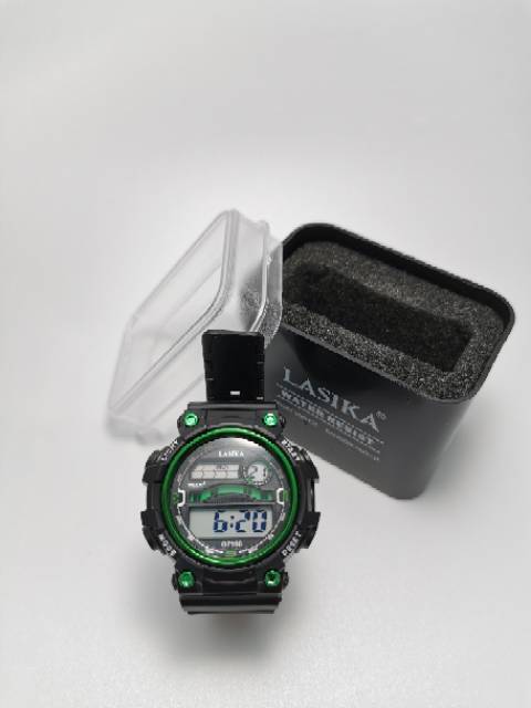 Jam tangan digital Anak Anak dan remaja water Resist Lasika 7106