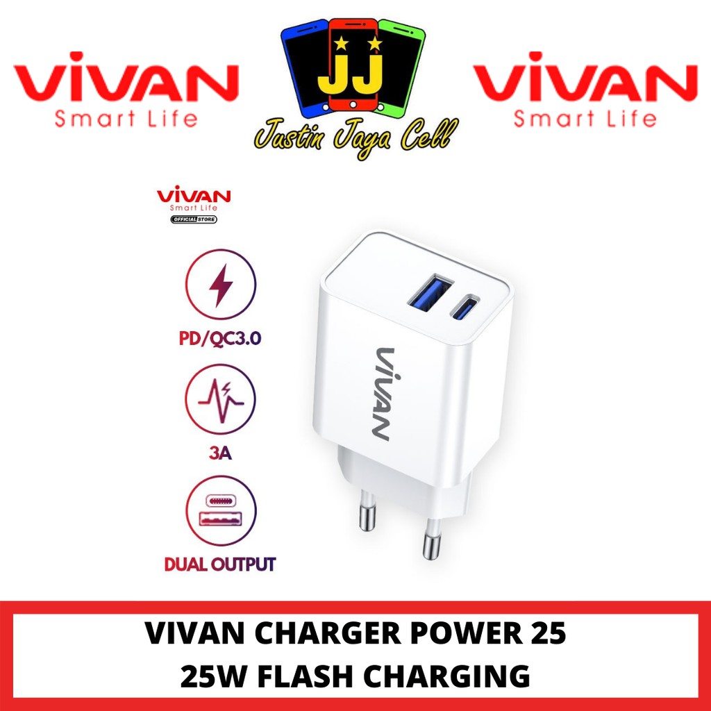 Charger Vivan Power 25W Fast Charge