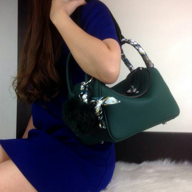 Lindy Clemence Leather Shw With Twilly