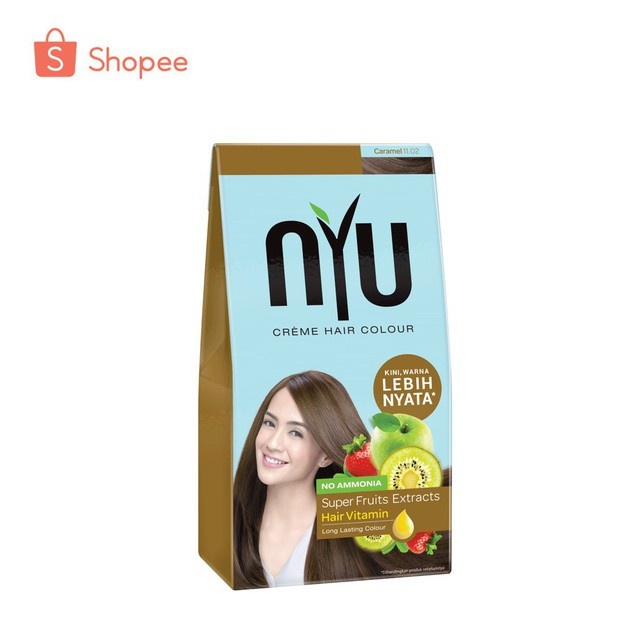 NYU CREME HAIR COLOUR Pewarna Rambut/ Cat Rambut Natural (TANPA AMONIA)