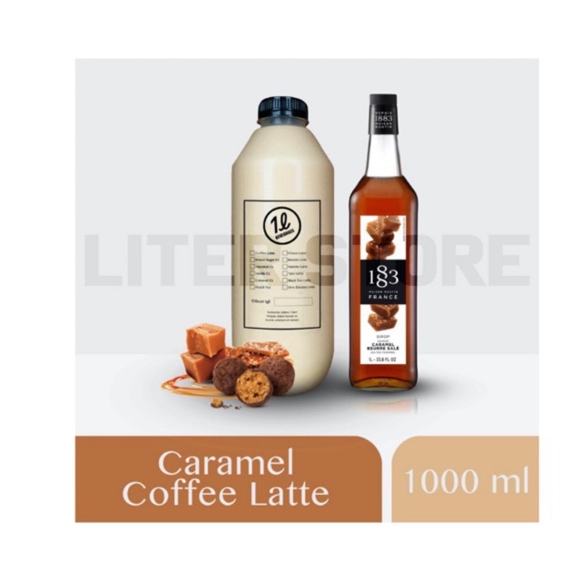 

1883 Maison Routin Caramel Coffee Latte - Kopi Susu Caramel Botol (250ml/1000ml)