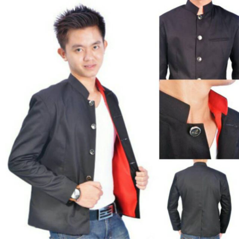 BLAZER CROWS ZERO/BLAZER PRIA/BLAZER LEREN/BLAZER HITAM/BLAZER GAYA