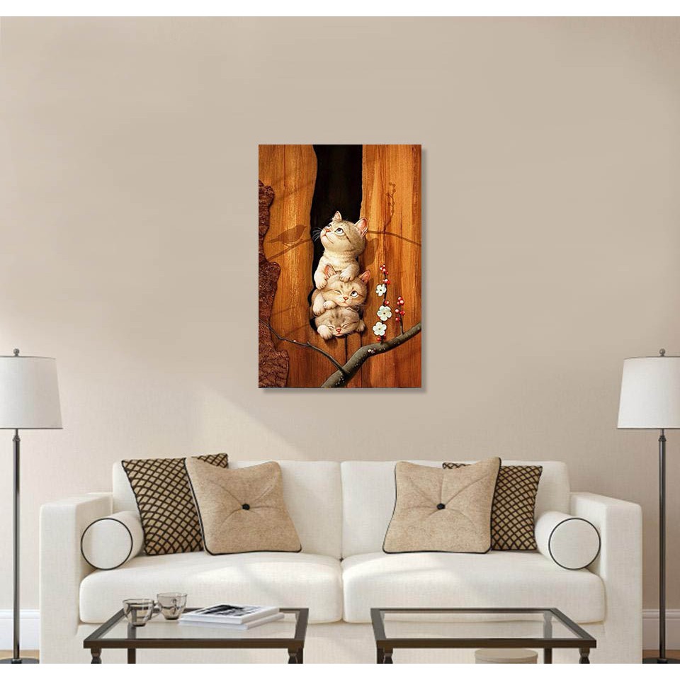 Hiasan Dinding Kamar Cat/ Hiasan Dinding cat/ Lukisan Cat / Walldecor / Poster Kayu